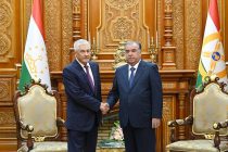 President of Tajikistan Emomali Rahmon received the Minister of Internal Affairs of the Russian Federation Vladimir Kolokoltsev