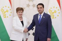 Chairman of the Majlisi Milli Majlisi Oli of the Republic of Tajikistan, Chairman of Dushanbe Rustam Emomali Meets the Managing Director of the International Monetary Fund Kristalina Georgieva