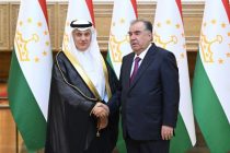 The Head of State Emomali Rahmon received the Minister of Environment, Water and Agriculture of Saudi Arabia