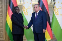 President of Tajikistan Emomali Rahmon receives the First Vice President of the Republic of Zimbabwe Constantino Chiwenga