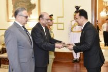 Ambassador of Tajikistan Presents His Credentials to the President of Pakistan