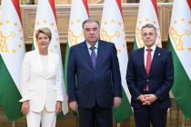 President of Tajikistan Emomali Rahmon receives the Federal Minister of Foreign Affairs, the Federal Minister of Finance of Switzerland and the President of the Swiss National Bank