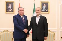 President Emomali Rahmon Meets Iranian President Masoud Pezeshkian