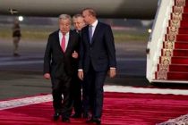 UN Secretary-General Antonio Guterres Arrives in Tajikistan