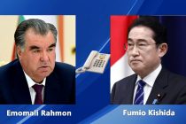 President of the Republic of Tajikistan Emomali Rahmon held a telephone conversation with Prime Minister of Japan Fumio Kishida