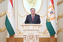 President of Tajikistan Emomali Rahmon presents state awards