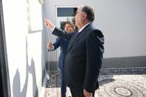 President Emomali Rahmon attended opening of dry fruit packing enterprise «Nerui Kand» in Konibodom