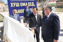 The Head of state Emomali Rahmon attended the opening of the Palace of Culture in Tojikobod district