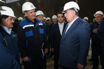 President Emomali Rahmon inspected construction progress in Rogun HPP’ CT-4 tunnel