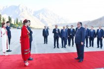 President Emomali Rahmon arrives in GBAO’s administrative center — Khorugh