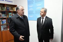 President Emomali Rahmon attended ceremony to commission the building of the Executive Committee of the People’s Democratic Party of Tajikistan in Ishkoshim district