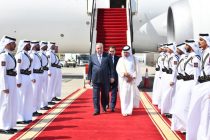 President of Tajikistan Emomali Rahmon arrives in Doha for Asia Cooperation Dialogue Summit