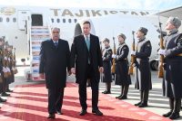 President Emomali Rahmon arrives in Kazan for BRICS Plus/Outreach format meeting