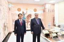 President Emomali Rahmon attended the opening ceremony of the new educational building for the Faculty of Russian Language and Literature of the Tajik State Pedagogical University named after Sadriddin Aini