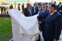 President Emomali Rahmon attended ceremony to commission the building of the Executive Committee of the People’s Democratic Party of Tajikistan in Roshtqal’a district