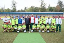 President Emomali Rahmon views conditions created at rebuilt central stadium in Rudaki