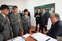 The Head of state Emomali Rahmon inaugurates secondary education institution No. 20 and School of Children’s Art named after Mukhtor Ashrafi in Rudaki district