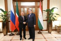 President Emomali Rahmon meets with Head of the Republic of Tatarstan Rustam Minnikhanov