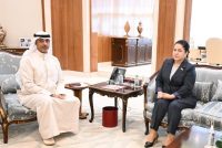 Meeting of Rahmon Ozoda Emomali with the Minister(Head) of Al-Diwan Al-Amiri Affairs of the State of Kuwait