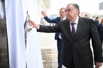 The Head of state Emomali Rahmon inaugurates Vahsh Sanoat motorcycle-manufacturing plant in Kuhsoniyon district