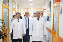 President Emomali Rahmon took part in opening of a maternity department of the Central Hospital of Jaloliddin Balkhi district