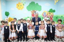 President Emomali Rahmon attended the opening of the State Institution of preschool education No. 6 in Jaloliddin Balkhi district