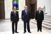 Head of State Emomali Rahmon Opens New Building of the Supreme Court