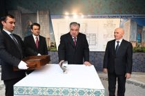 President Emomali Rahmon Lays the Foundation Stone for the Construction of a New Building of the Tax Committee