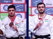 Tajik Judokas Win Two Bronze Medals at the Baku Grand Slam 2025