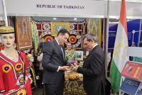 Tajik Stand Presented at the Exhibition in Ashgabat