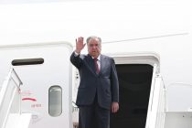 President Emomali Rahmon departs for Astana to attend Central Asia — Italy Summit