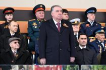 President of Tajikistan Emomali Rahmon attends ceremonial events marking the 80th Anniversary of Victory in Moscow