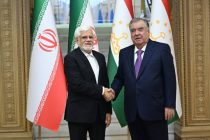 President of Tajikistan Emomali Rahmon meets with the First Vice President of the Islamic Republic of Iran Mohammad Reza Arif