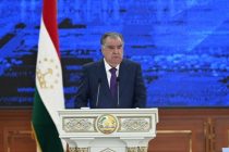 President Emomali Rahmon attends the Republican Seminar-Consultation of farmers in Dangara district