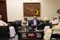 Ambassador of Tajikistan Meets with Director General of the Kuwait Fund for Arab Economic Development