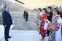 President Emomali Rahmon starts his working visit to Badakhshan Mountainous Autonomous Province