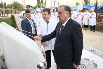 President Emomali Rahmon attended inauguration of Central Hospital of Shugnon district