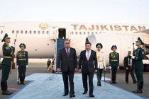 President Emomali Rahmon arrives in Kazakhstan for 2nd Central Asia-China Summit