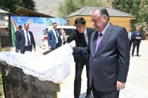 President Emomali Rahmon attended opening of cultural and recreational park in Roshtqal’a district