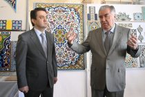 President Emomali Rahmon got acquainted with the progress of construction in National Teahouse