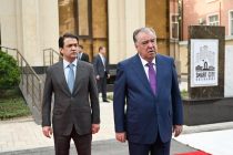 President Emomali Rahmon participated in ceremony to commission the building of the Smart City in Dushanbe