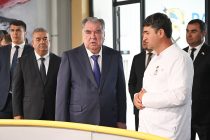 President Emomali Rahmon attended ceremony to commission the Taj-Korea Fish Farm in Darvoz district