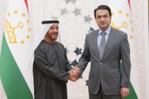 Rustam Emomali Meets with Sheikh Surur bin Muhammad Al Nahyan