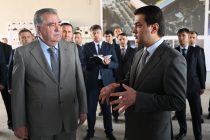 President Emomali Rahmon examined construction progress of National Stadium of Tajikistan