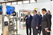 President Emomali Rahmon attended opening ceremony of Bargi Shohtut Enterprise in Shugnon district