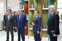 President Emomali Rahmon attend the inauguration of the Durakhshon Preschool Institution in Dushanbe
