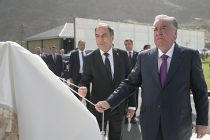 President Emomali Rahmon inaugurates new modern building and laboratory of State Road Maintenance Institution of Badakhshan Mountainous Autonomous Province in Khorugh