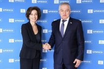 Minister of Foreign Affairs of Tajikistan Meets with UNESCO Director-General in Paris