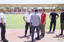 AFC Representative Conducts Inspection of Stadium in Tursunzoda