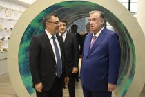 Leaders of Tajikistan and Kyrgyzstan visits Exhibition of Goods and Products of two countries at the EXPO Center